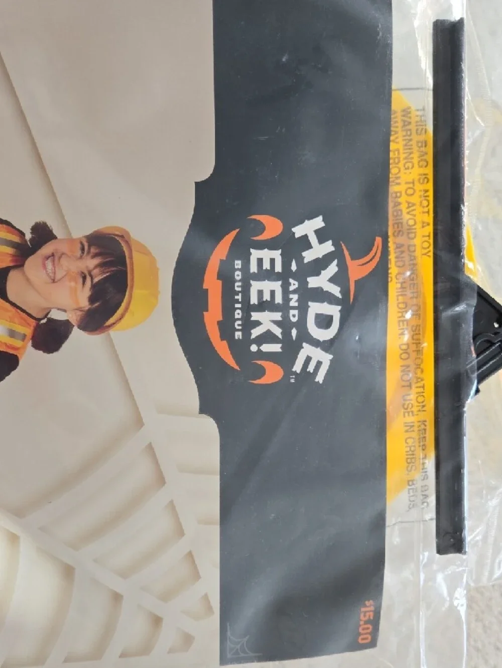 Hyde & Eek! Kids' Construction Worker Vest & Hard Hat - Orange